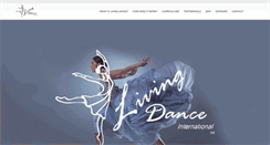 Desktop Screenshot of livingdanceinternational.com